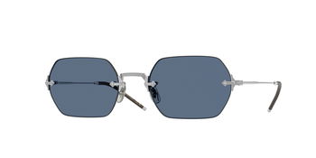 Das Bild zeigt die Oliver Peoples Sonnenbrille OV1353ST 503680 in Silber.